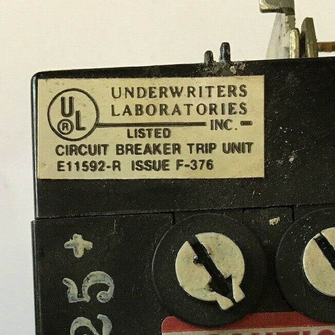 GE TFK236T110 110AMP TYPE TFK 3POLE TRIP UNIT2