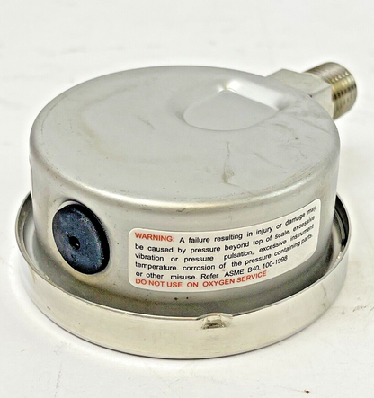 WINTERS - PFP823R1 - PRESSURE GAUGE - 2.5" DIAMETER, 1/4" NPT BTM, 0-60 PSI4