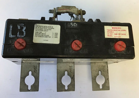 WESTINGHOUSE HLB3150T TRIP UNIT 150A 750-1500 TRIP AMPS 5680D04G230