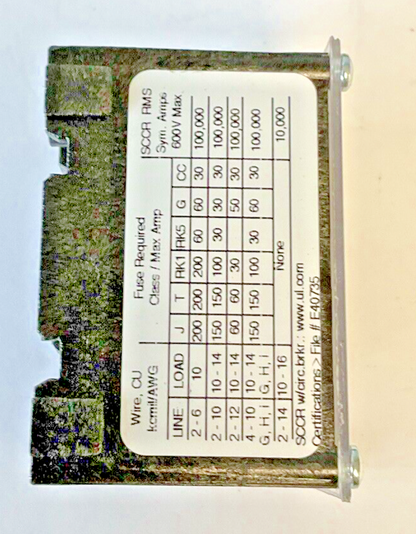 ALLEN BRADLEY 1492-PDM3141 TERMINAL BLOCK SER.B 600V 115A3