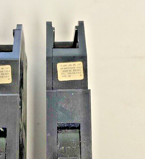 ZINSCO/SYLVANIA QB120 CIRCUIT BREAKER 20A***LOTOF4***2