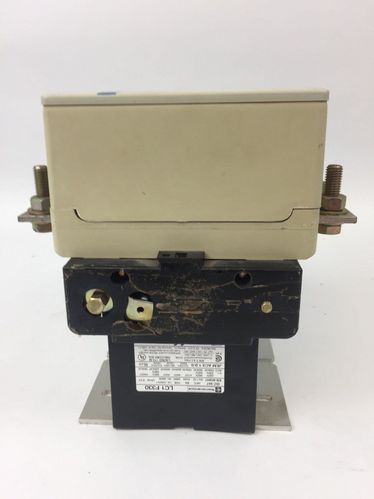 TELEMECANIQUE SQUARE D LC1F330 CONTACTOR 370A 600VAC 250HP LX1 FH 12724
