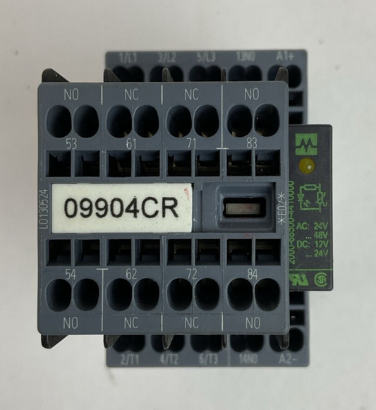 SIEMENS 3RT2016-2BB41 600VAC 20A 3PH 7.5HP COIL 24VDC 3RH2911-2XA22-0MA00