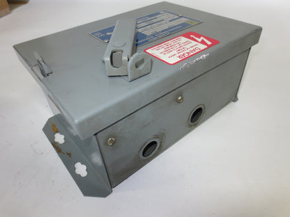 SQUARE D SK5271N TRANSFORMER DISCONNECT 600VAC 250VA/60Hz7