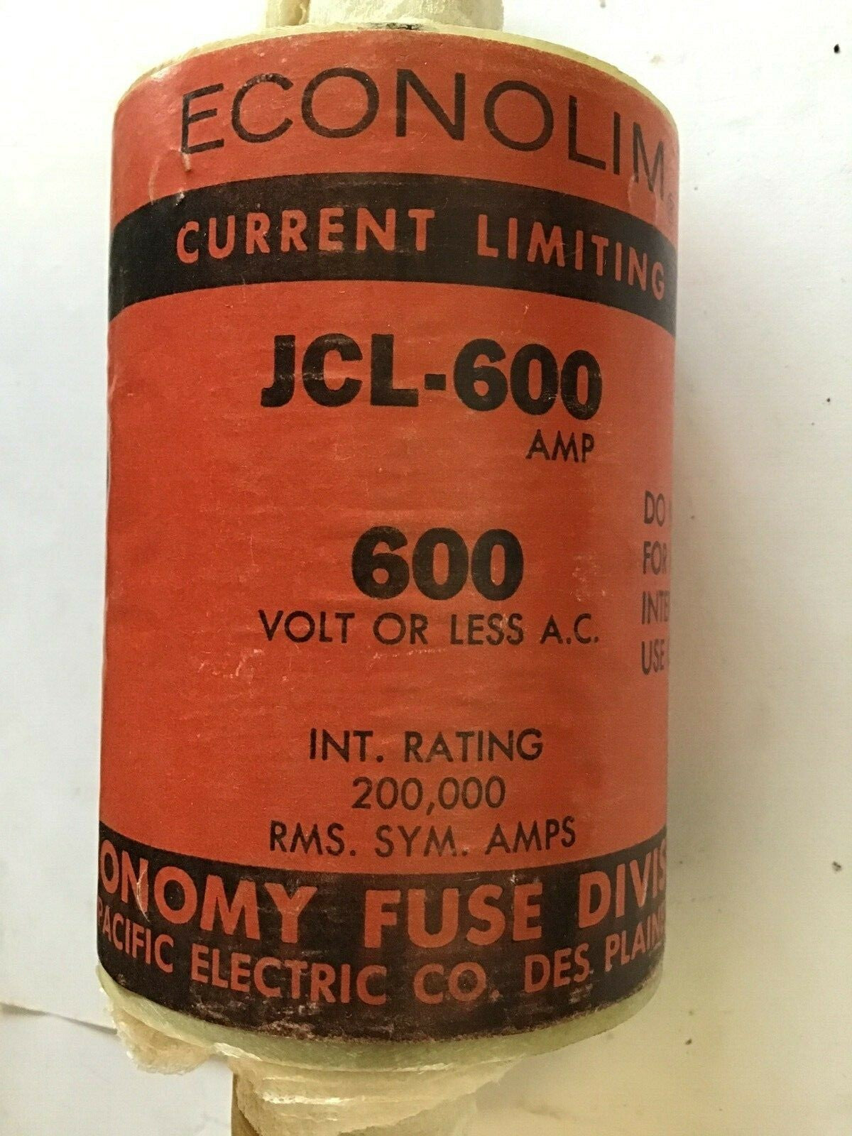 FEDERAL PACIFIC JCL-600 ECONOLIM 600A 600VAC CLASS J2