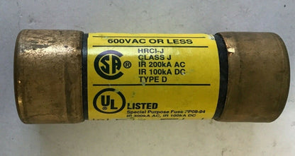 BUSS LPJ-1-6/10SP FUSE DUAL ELEMENT TIME-DELAY 600VAC CLASS J ***LOTOF3****2