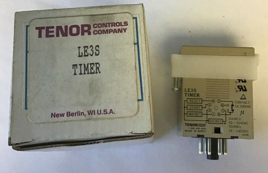 TENOR LE3S TIMER 5A 250VAC 50/60HZ 240VDC0