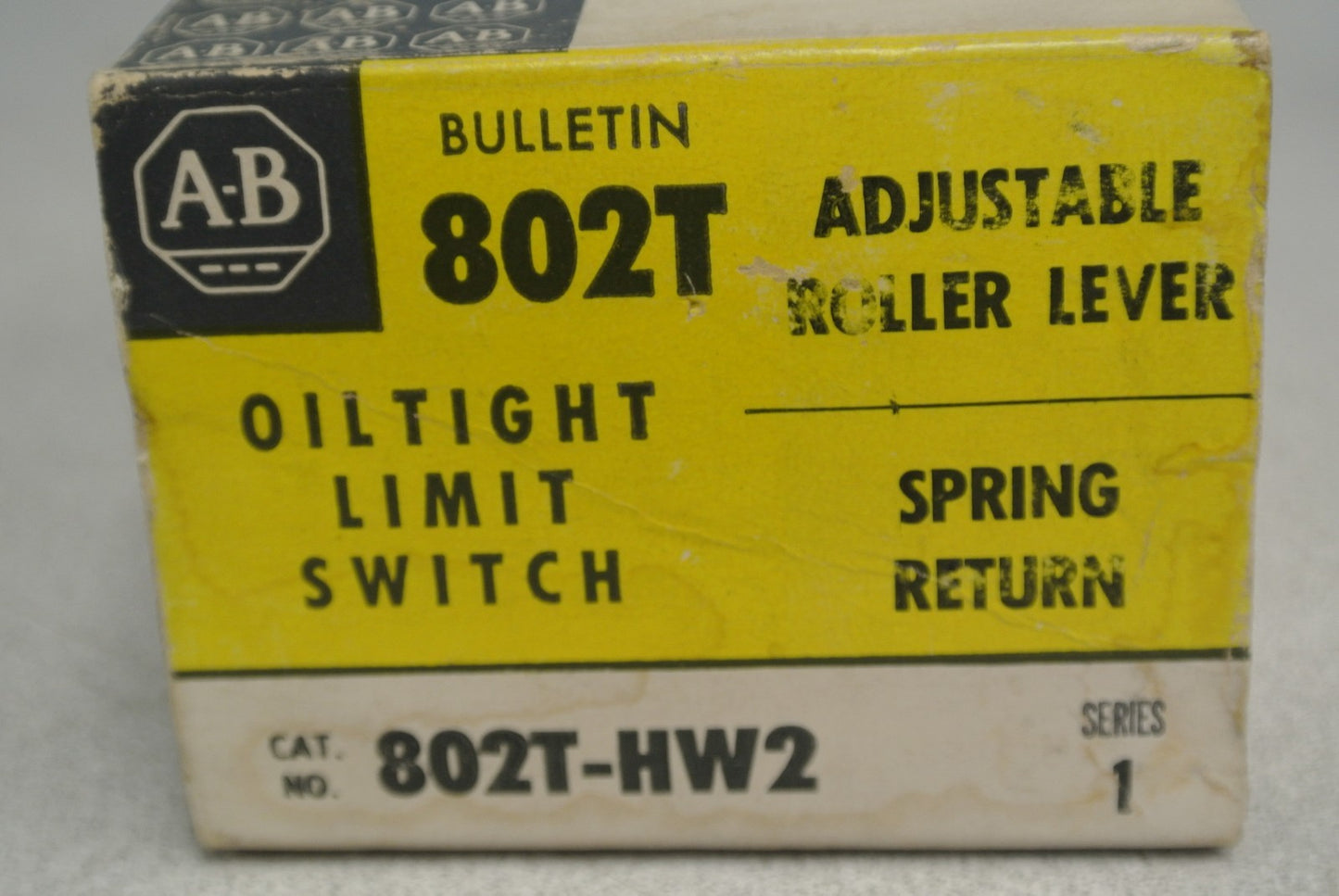 ALLEN-BRADLEY 802T-HW2 OILTIGHT LIMIT SWITCH Ser 1 / SPRING RETURN / NEW SURPLUS6