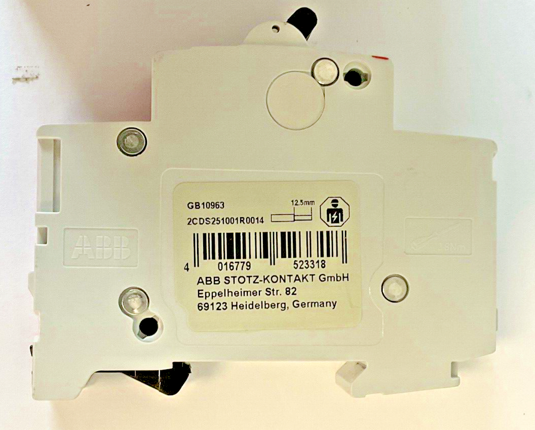 ABB 2CDS251001R0024(2) C2, 2CDS251001R0014 C4 CIRCUIT BREAKER 230/400V *LOTOF3*5