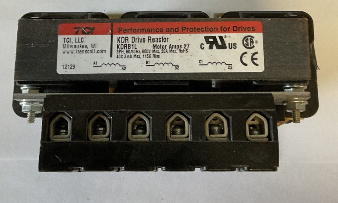 TCI KDRB1L KDR LINE DRIVE REACTOR MOTOR 27A 3PH 600V0