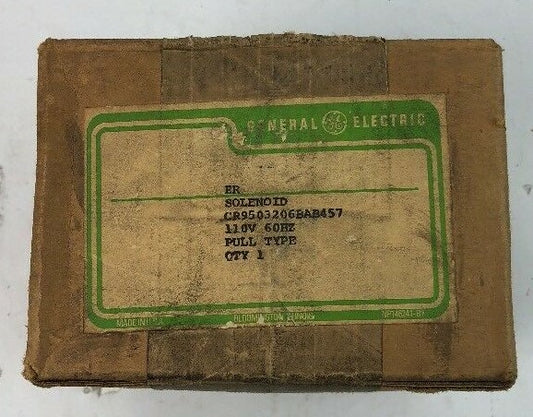 GE SOLENOID CR9503206BAB457 110V 60HZ PULL TYPE 0