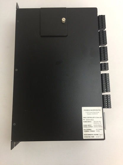 PROMESS 1906941490E EMAC CONTROLLER 1-2 AXIS v4.0 OUTPUT 24VDC INPUT 100-240VAC3