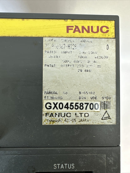 FANUC A06B-6087-H126 POWER SUPPLY INPUT 200-230VAC OUTPUT 283-325VDC SER D1