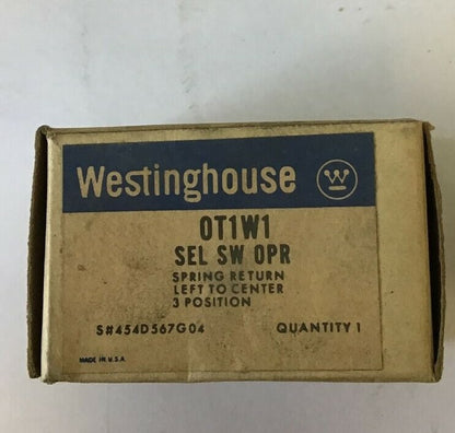 WESTINGHOUSE OT1W1 SELECTOR SWITCH OPERATOR ****LOTOF3****2