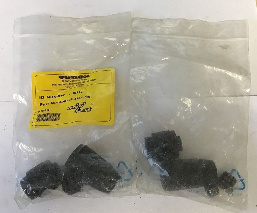TURCK B4131-0/9 CONNECTOR KIT MINI FAST ****LOTOF2****0