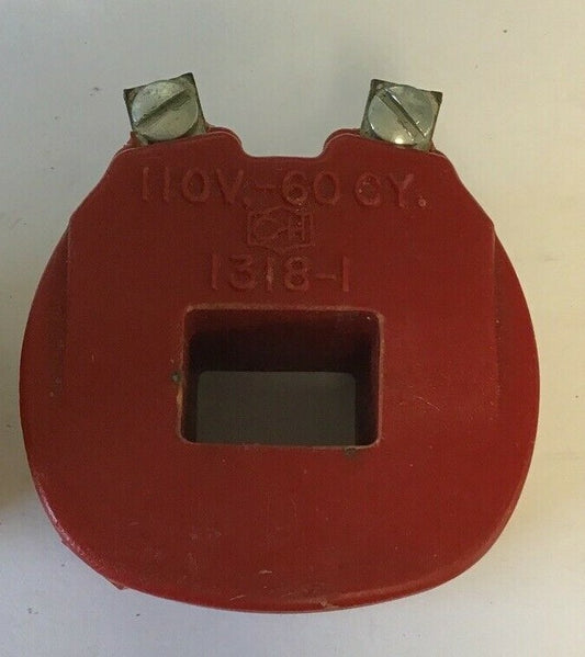 CUTLER HAMMER 9-1318-1 MAGNETIC COIL 110V 60CY 0