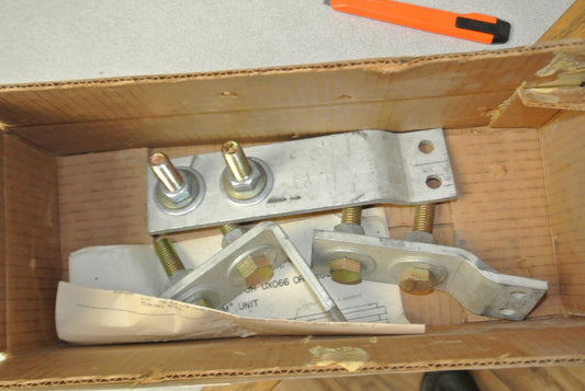 CROUSE-HINDS UX066 LUG PADS, NEMA 2-HOLE STUDS for UM ALL-IN-ONE / NEW SURPLUS 0