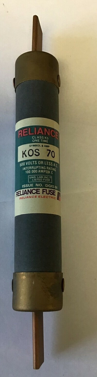 RELIANCE KOS70 FUSE 600V CLASS K5****LOTOF5****1
