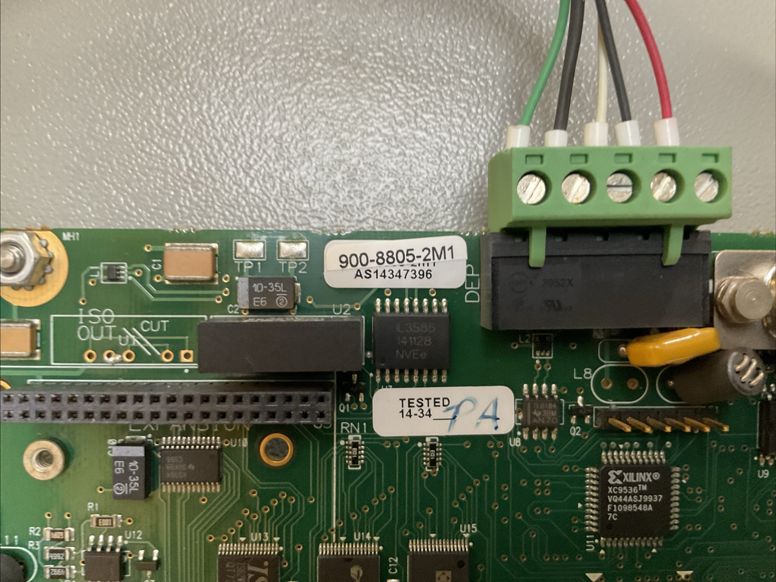 WTC MED WELD 4001 955-4170 WELDER CONTROLLER 900-8805-2M1 900-8213-4M48