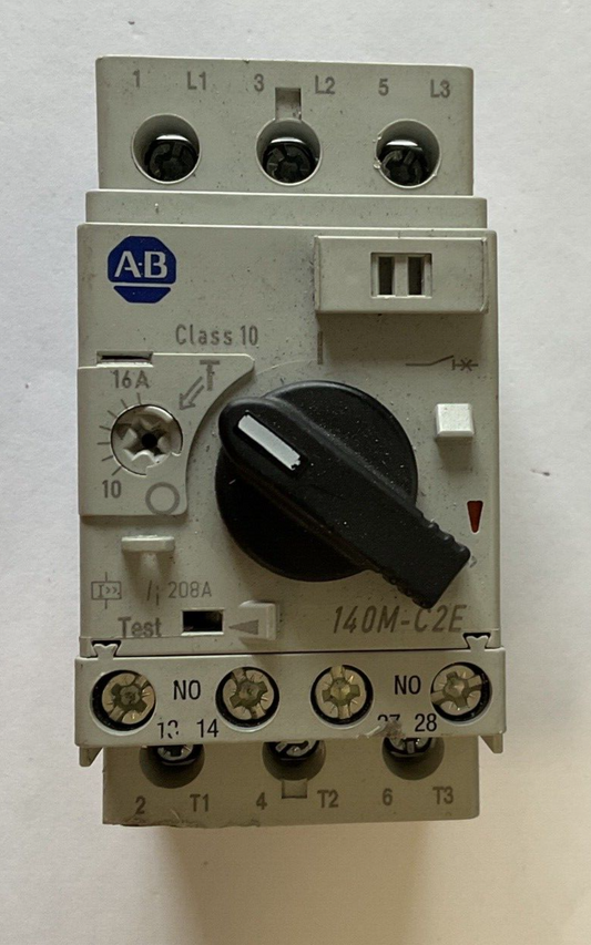 ALLEN BRADLEY 140M-C2E-C16 STARTER SER.C 10-16A W/140M-C-AFAR10A10 SER.A0