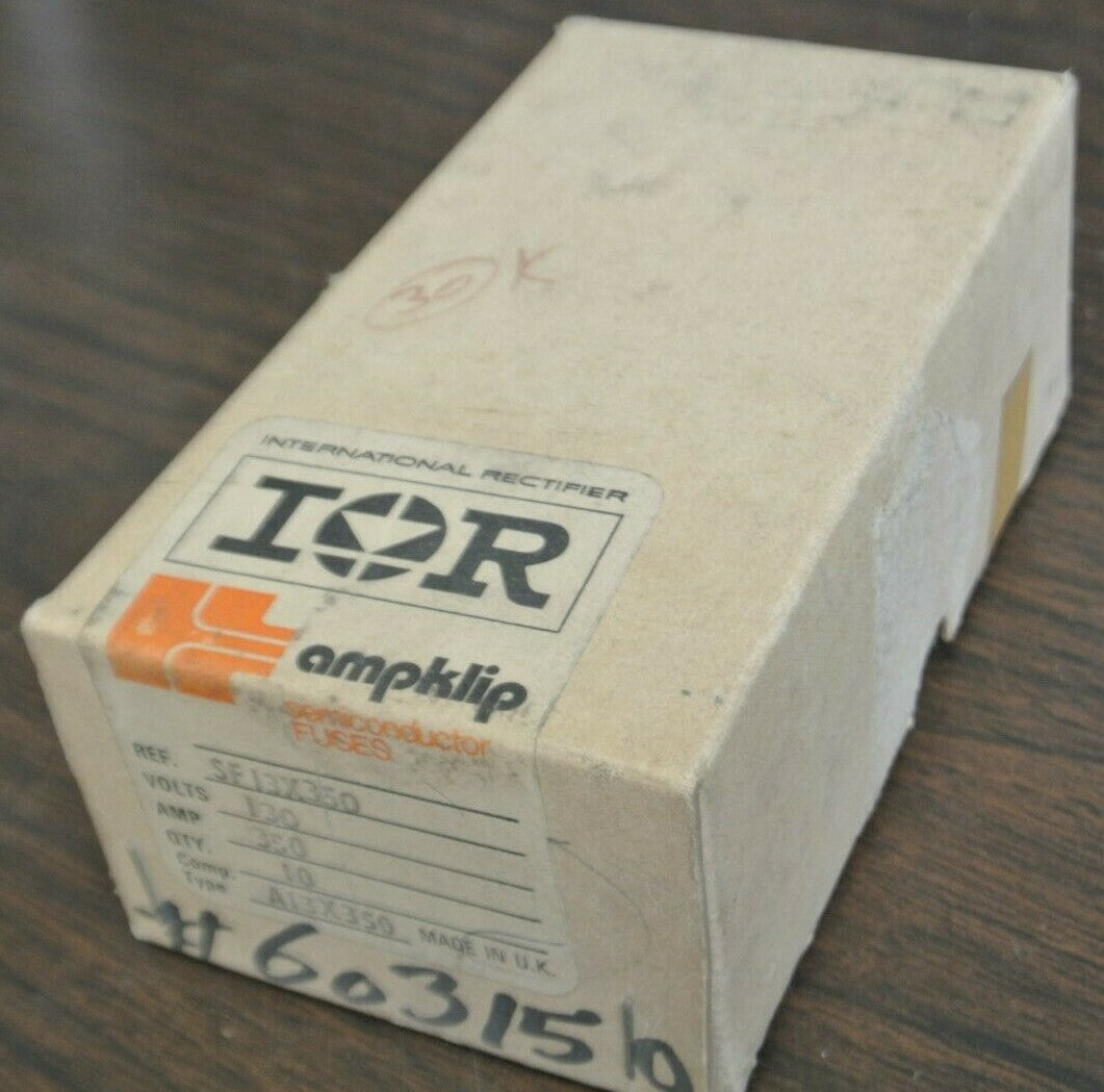 INTERNATIONAL RECTIFIER SF13X350 FUSE / 350A / 130V / NEW SURPLUS / EACH5