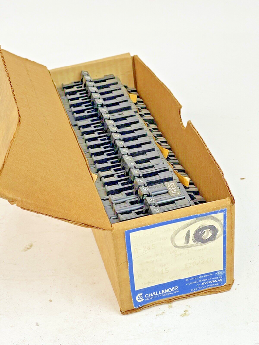CHALLENGER *BOX OF 10*- A-215,2 POLE, 15 A, 240 VAC CIRCUIT BREAKER0
