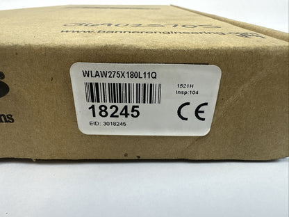 BANNER WLAW275X180L11Q AREA WORK LIGHT 12-30VDC1