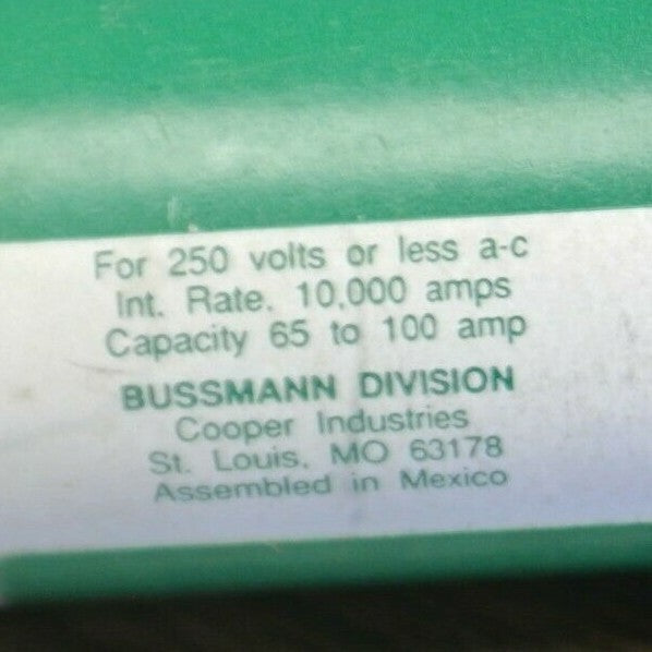 BUSS REN80 SUPER-LAG RENEWABLE FUSE / 80A / 250V3