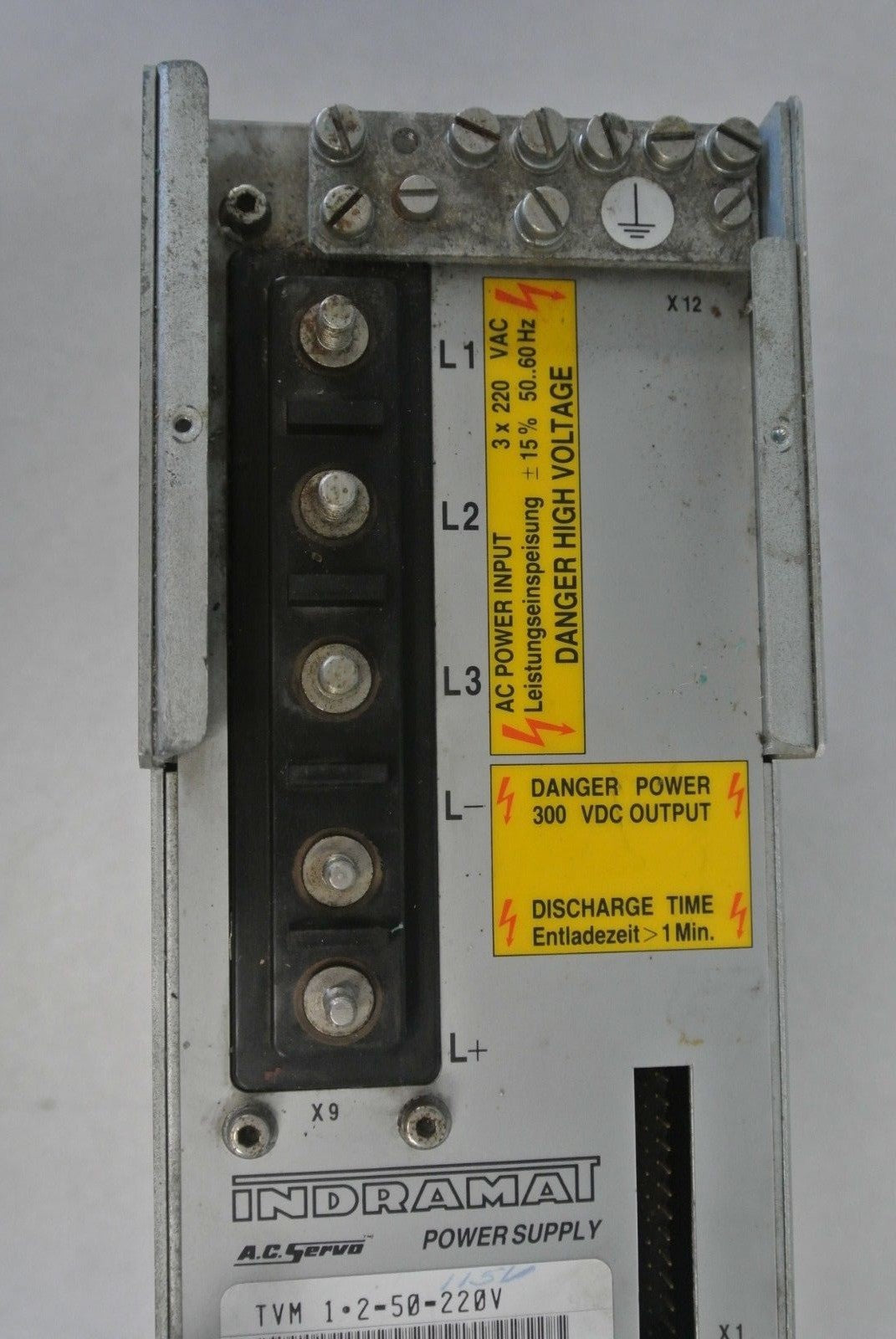 INDRAMAT TVM-1-2-50-115V (***) / AC SERVO POWER SUPPLY5