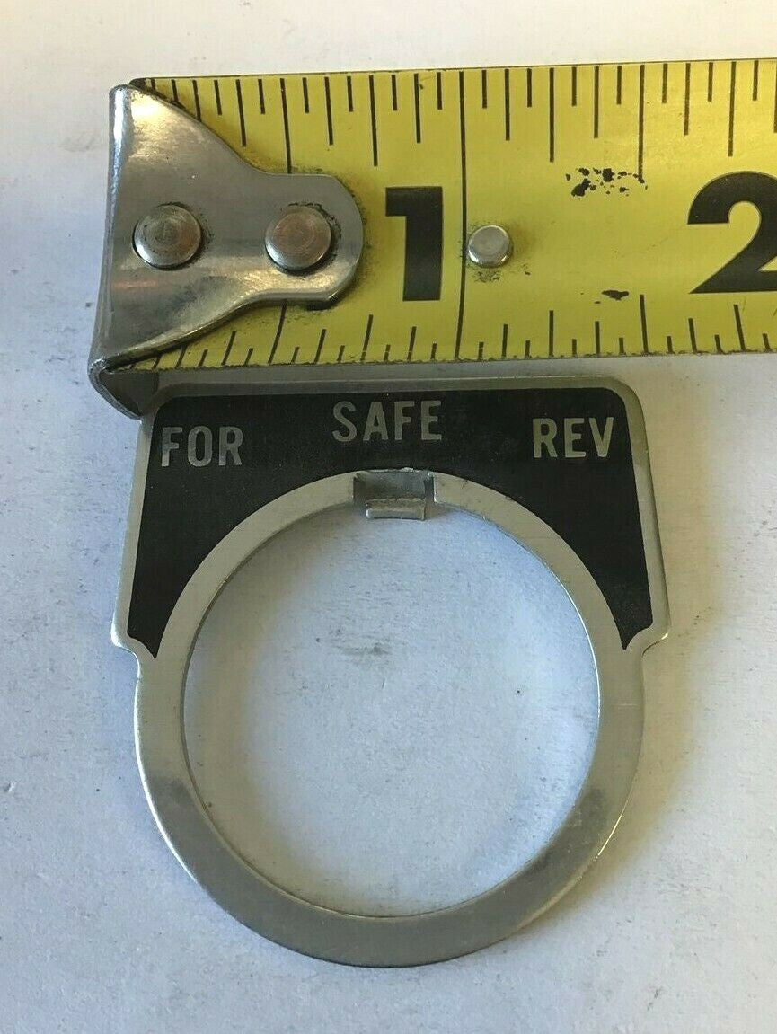 UNBRANDED LEGEND PLATE  FOR/SAFE/REV ***LOTOF28***3