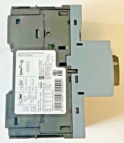 SIEMENS 3RV2011-4AA20 MOTOR CONTROL 10-16A 50HZ4