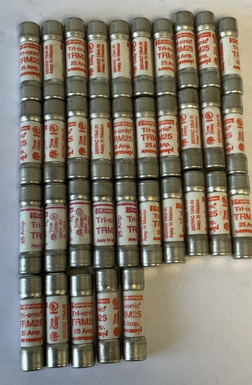 FERRAZ SHAWMUT TRM25 25A 250VAC ***LOTOF35***0
