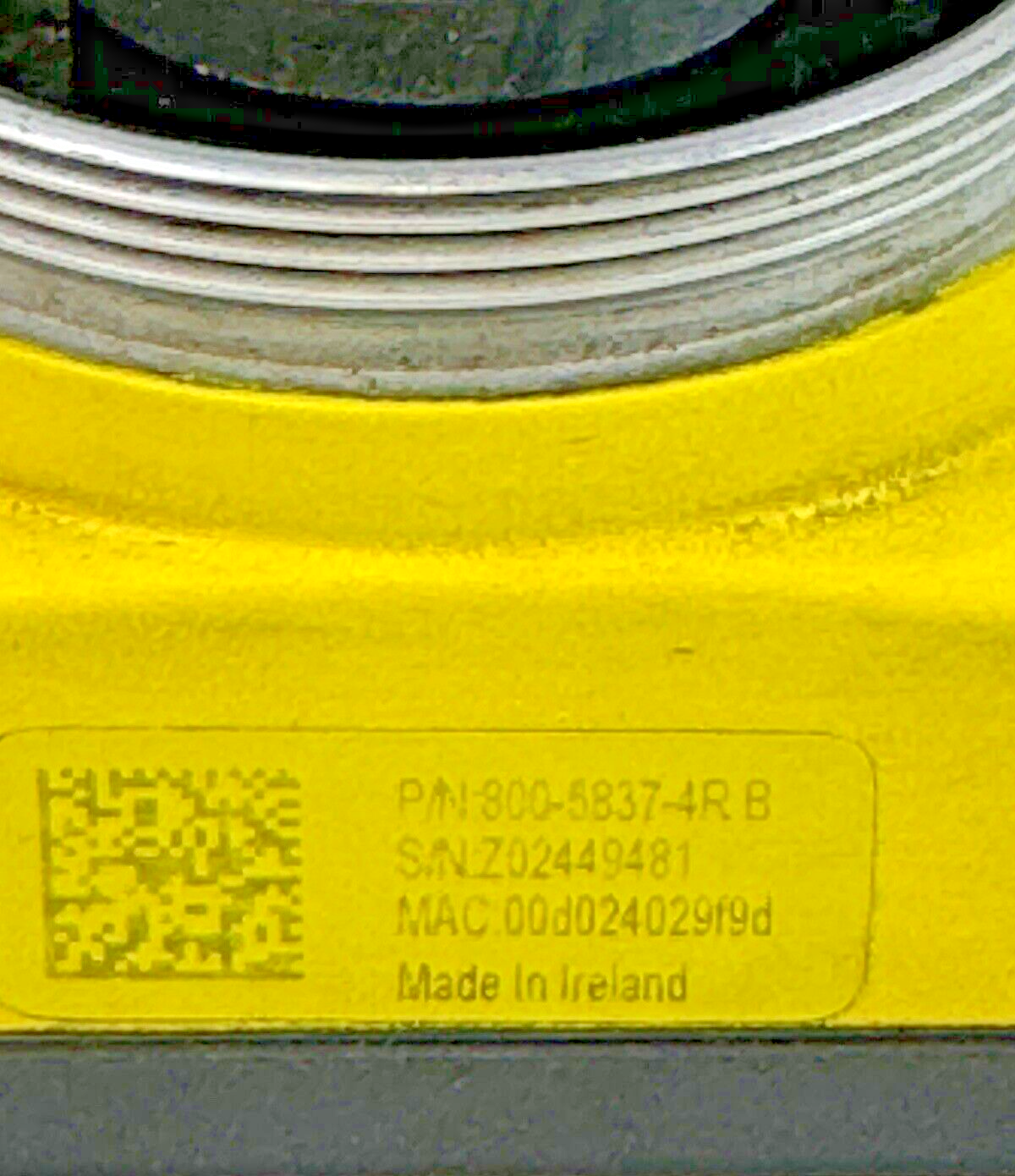 COGNEX - 800-5837-4R B - INSIGHT CAMERA - ID READER - 1S5100-C10, 825-0058-1R C5