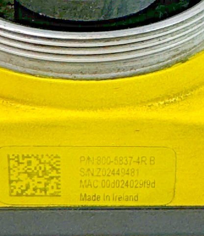 COGNEX - 800-5837-4R B - INSIGHT CAMERA - ID READER - 1S5100-C10, 825-0058-1R C5