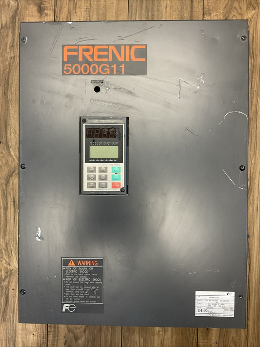 FUJI FRN050G11S-4UX FRENIC 5000G11 DRIVE OUTPUT 3PH 380-460V 50HP 75A INPUT 3PH0