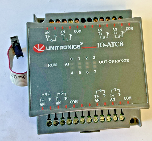 UNITRONICS IO-ATC8 THERMOCOUPLE INPUT MODULE V4.000