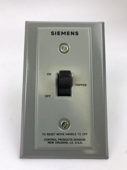 SIEMEMS MSF11T1F FRACTIONAL HP MANUEL STARTER, 277V MAX, WIRE RANGE #14-8, NEW1