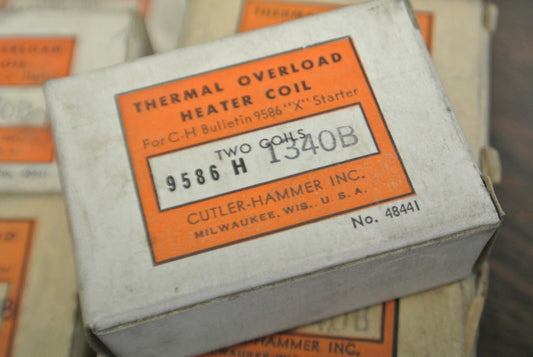 BOX of 2 / CUTLER-HAMMER 9586 H1340B HEATER ELEMENTS / NEW SURPLUS0