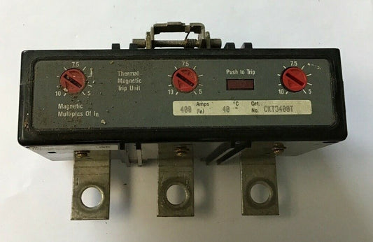 CHALLENGER CKT3400T THERMAL MAGNETIC TRIP UNIT 400AMP0