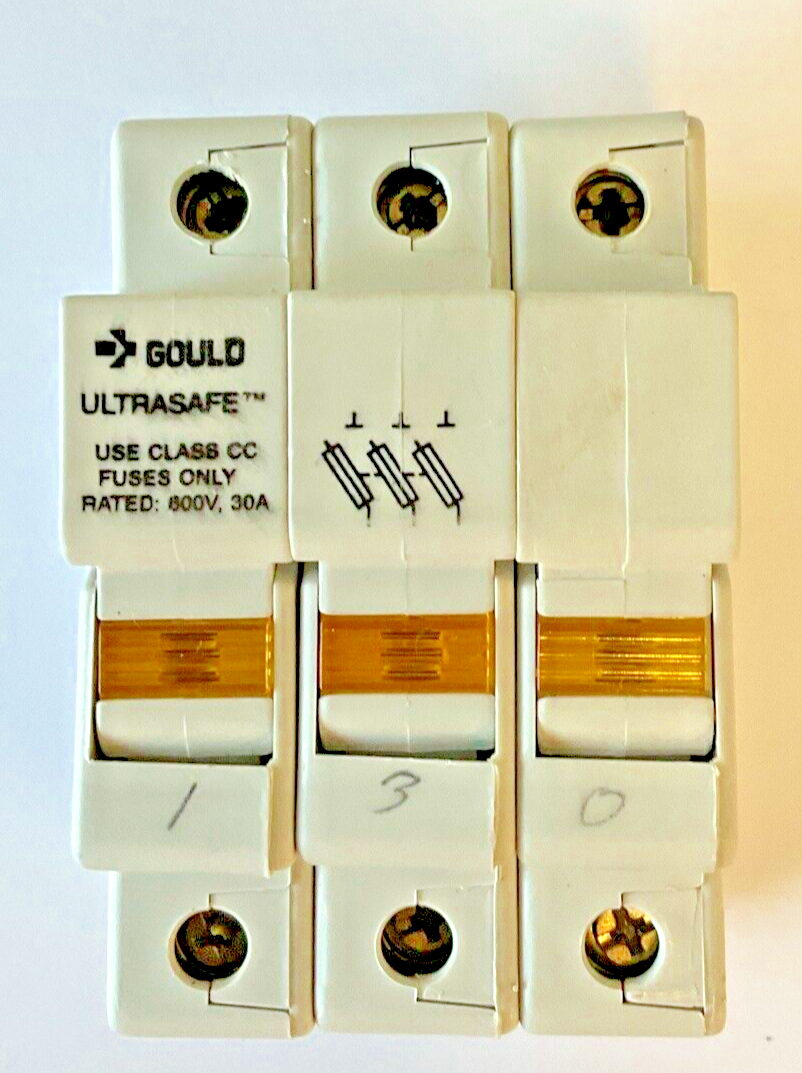 GOULD USCC3I FUSE HOLDER 600V 30A***LOTOF2***1