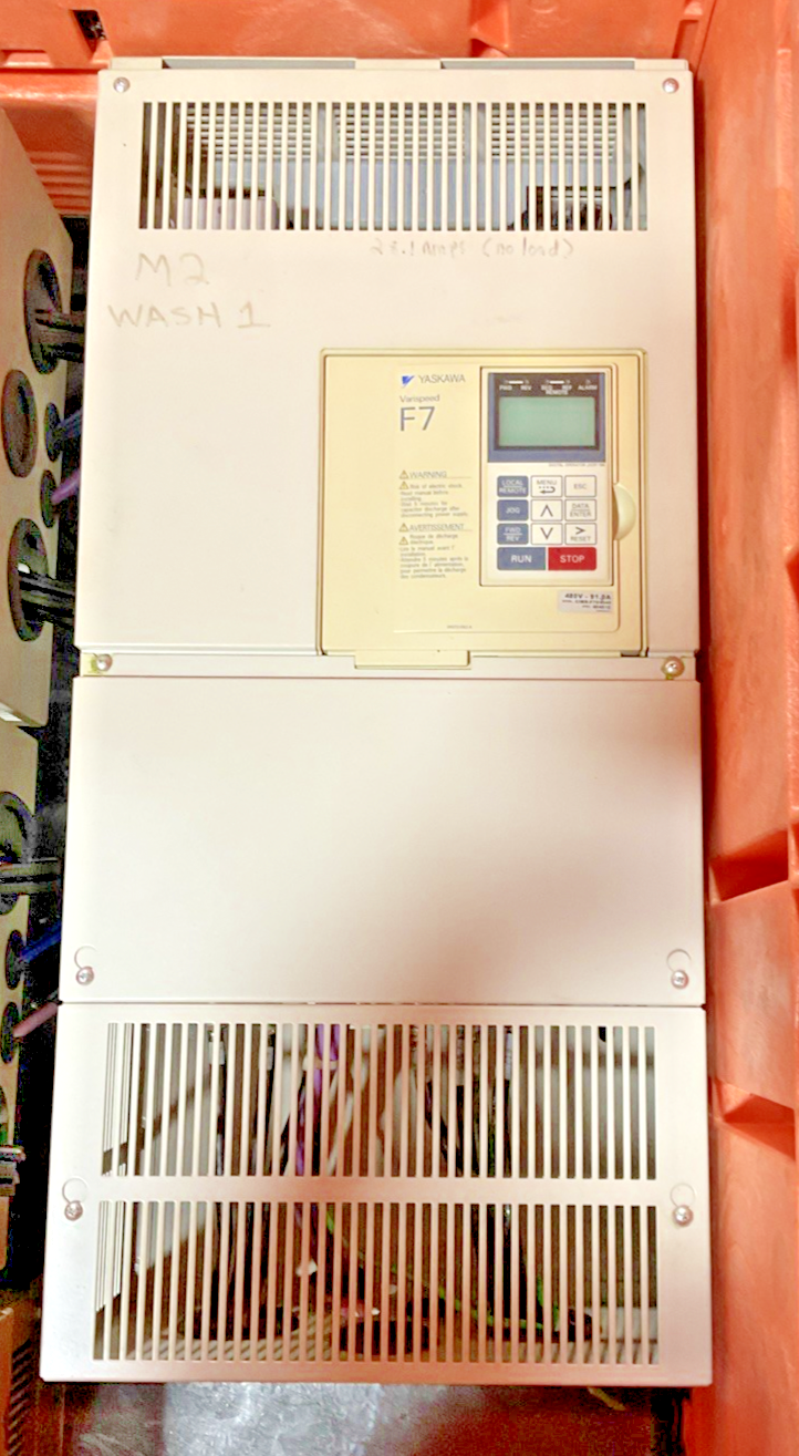 YASKAWA CIMR-F704045 AC DRIVE 91A 480V 73KVA 400HZ0