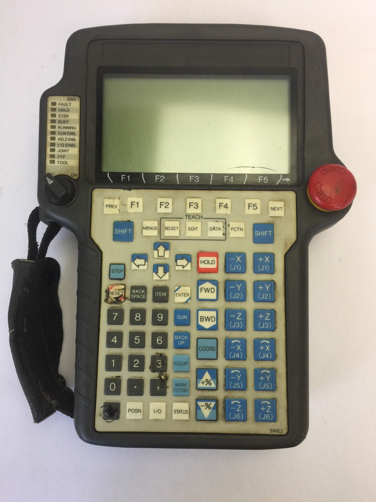 FANUC A05B-2301-C360 TEACH PENDANT CRACK IN GLASS0