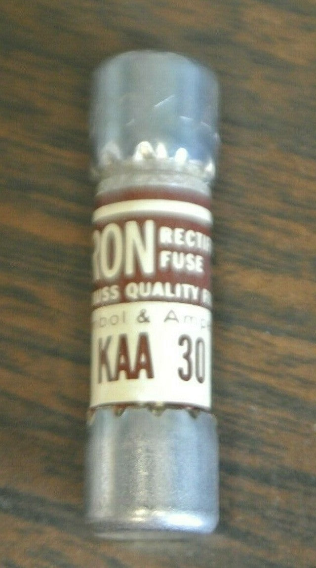 LOT of 6 / BUSSMANN / TRON KAA30 RECTIFIER FUSES / 130V / 30A / NEW SURPLUS1