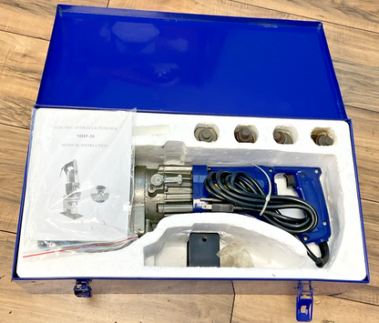 ELECTRIC HYDRAULIC PUNCHER MHP-20 110V 50/60HZ 1150W 6.5, 9, 13, 17, 20.5 BITS0