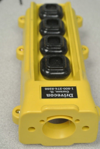 DRIVECON 4-BUTTON PENDANT PARTS / HOIST PUSHBUTTON SWITCH / NO BACK / COB82C ? 6