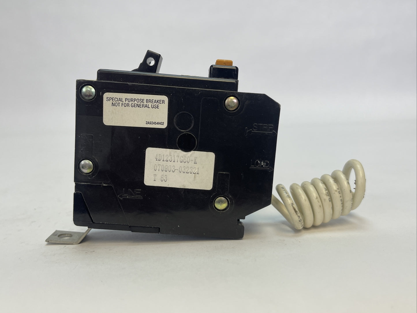 CUTLER HAMMER QBHGFEP1020 QUICKLAG GROUND FAULT CIRCUIT BREAKER 20A 1P 120VAC4