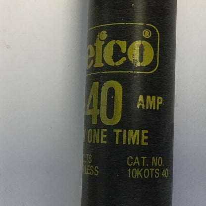 CEFCO 10KOTS40 10K ONE TIME FUSE CLASS H 600VAC ***LOTOF4***4