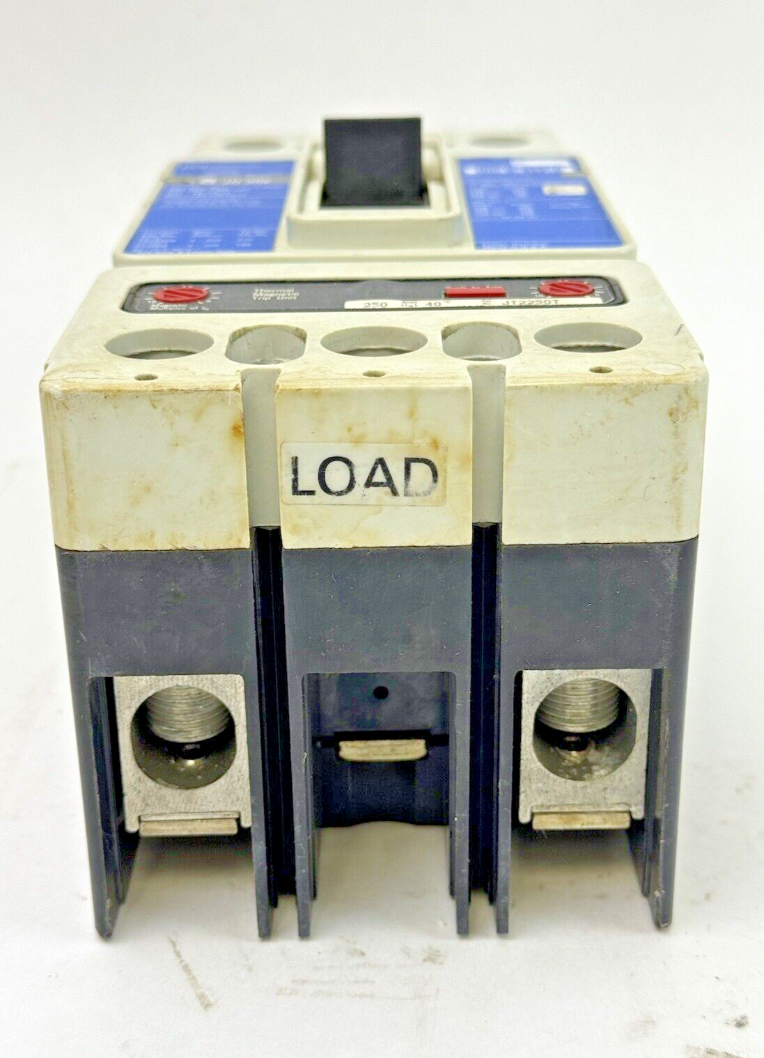 CUTLER-HAMMER - JD2250F - BREAKER W/ JT2250T MAGNETIC TRIP - 2 POLE/250 A/600VAC9