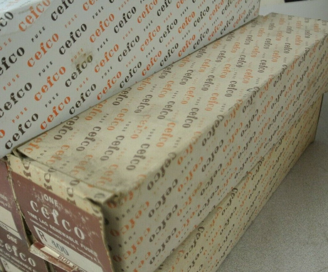 CEFCO REN400 RENEWABLE FUSE / 400A / 600V / NEW SURPLUS / CAPACITY 250-400 AMPS6