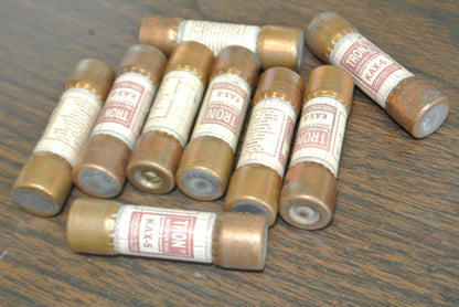 LOT of 9 / BUSSMANN / TRON KAX5 RECTIFIER FUSE / 5A / 250V / NEW SURPLUS0